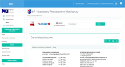 Desktop Screenshot of bip.powiatmysliborski.pl